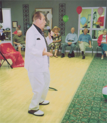 Performing at the Cove (I think)